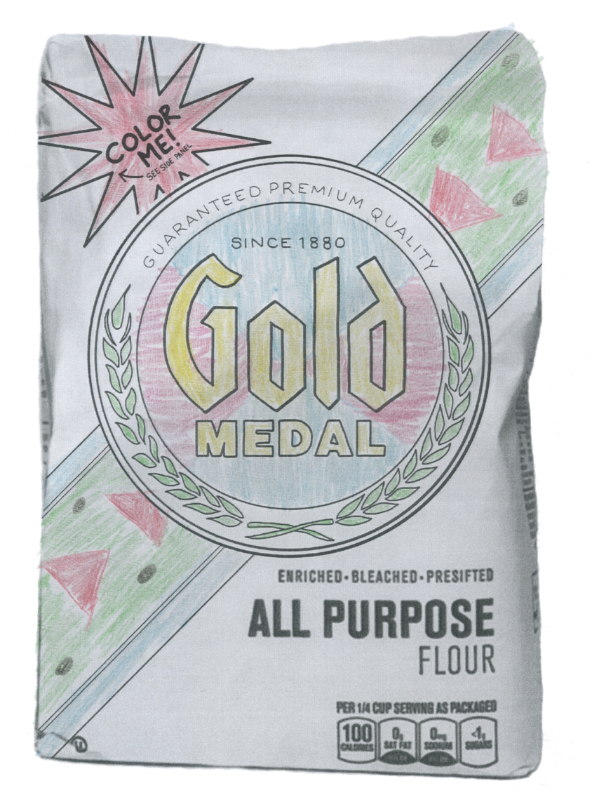 Gold Medal All Purpose Flour Bag PNG