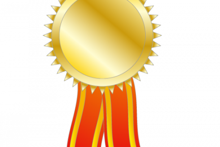 Gold Medal Award Ribbon PNG