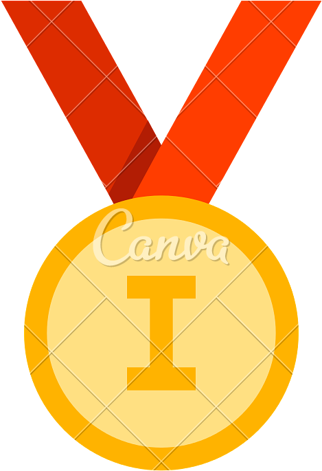 Download Gold Medal Canva Logo | Wallpapers.com