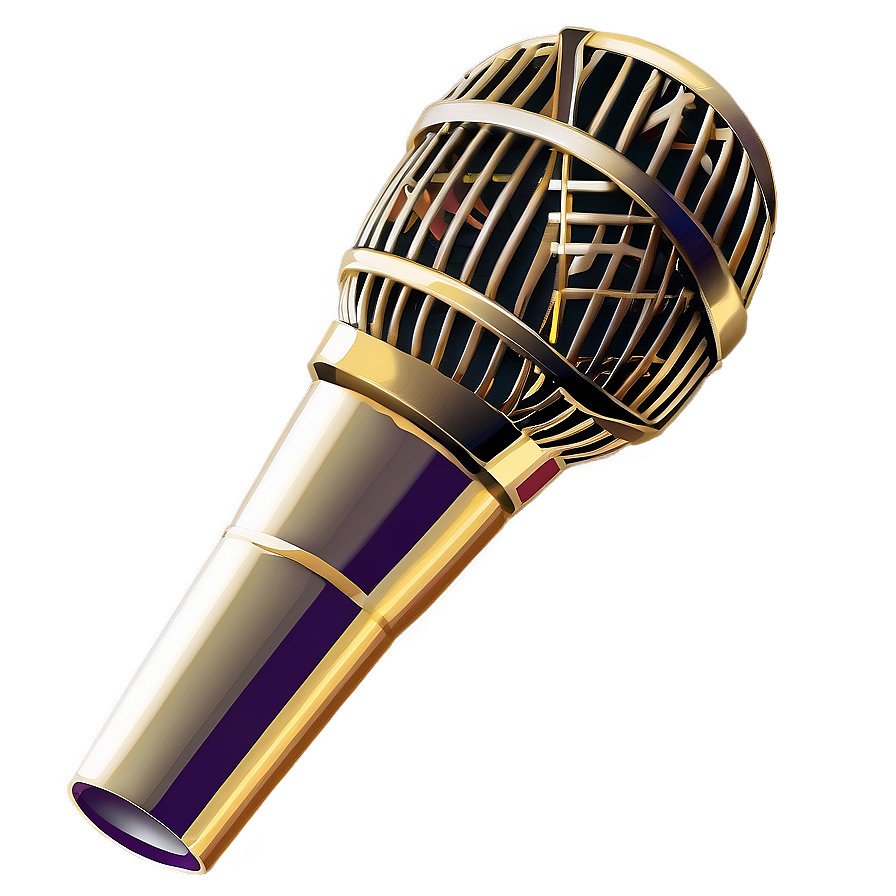 Gold Microphone Png 91 PNG