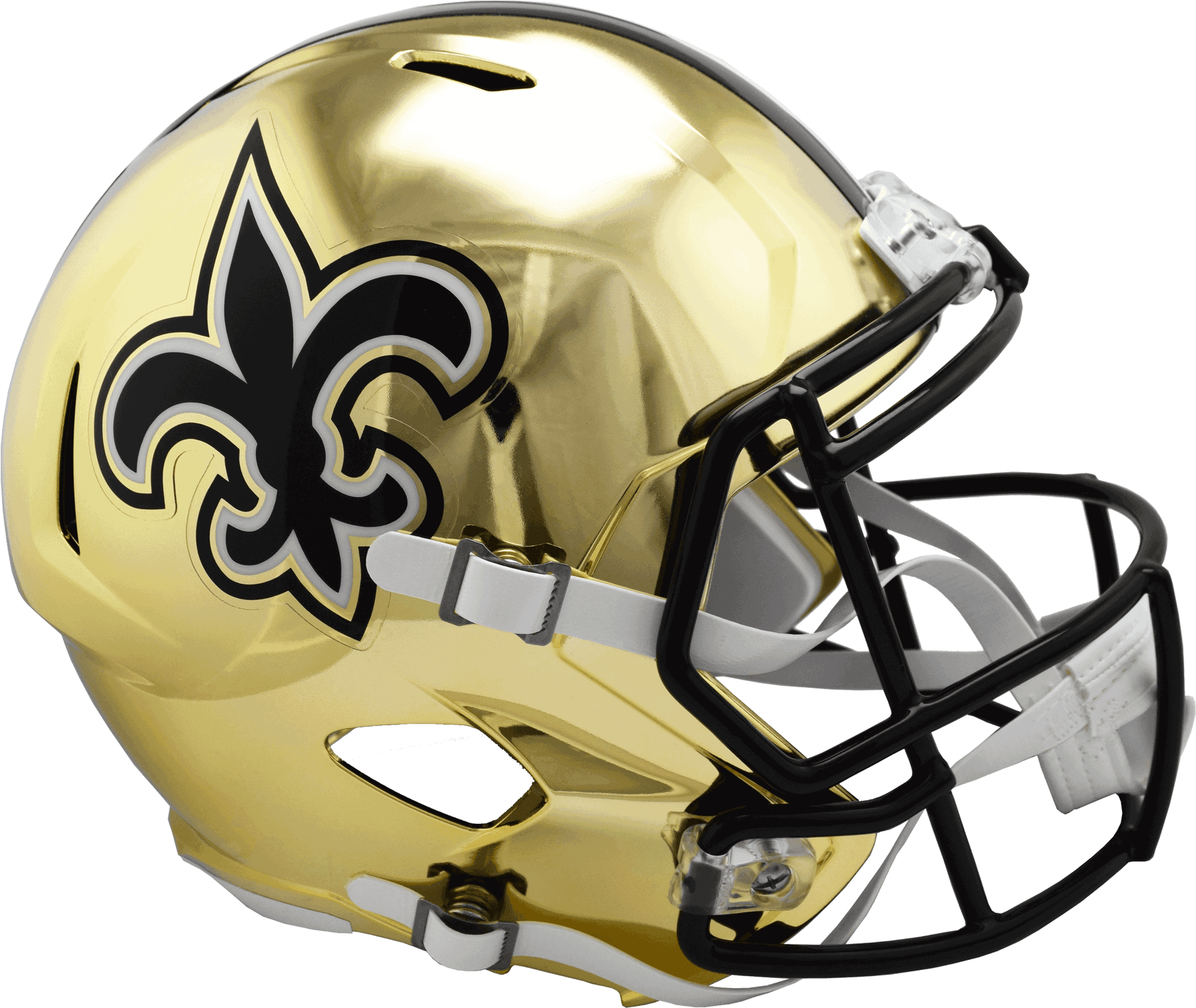 Gold New Orleans Football Helmet PNG