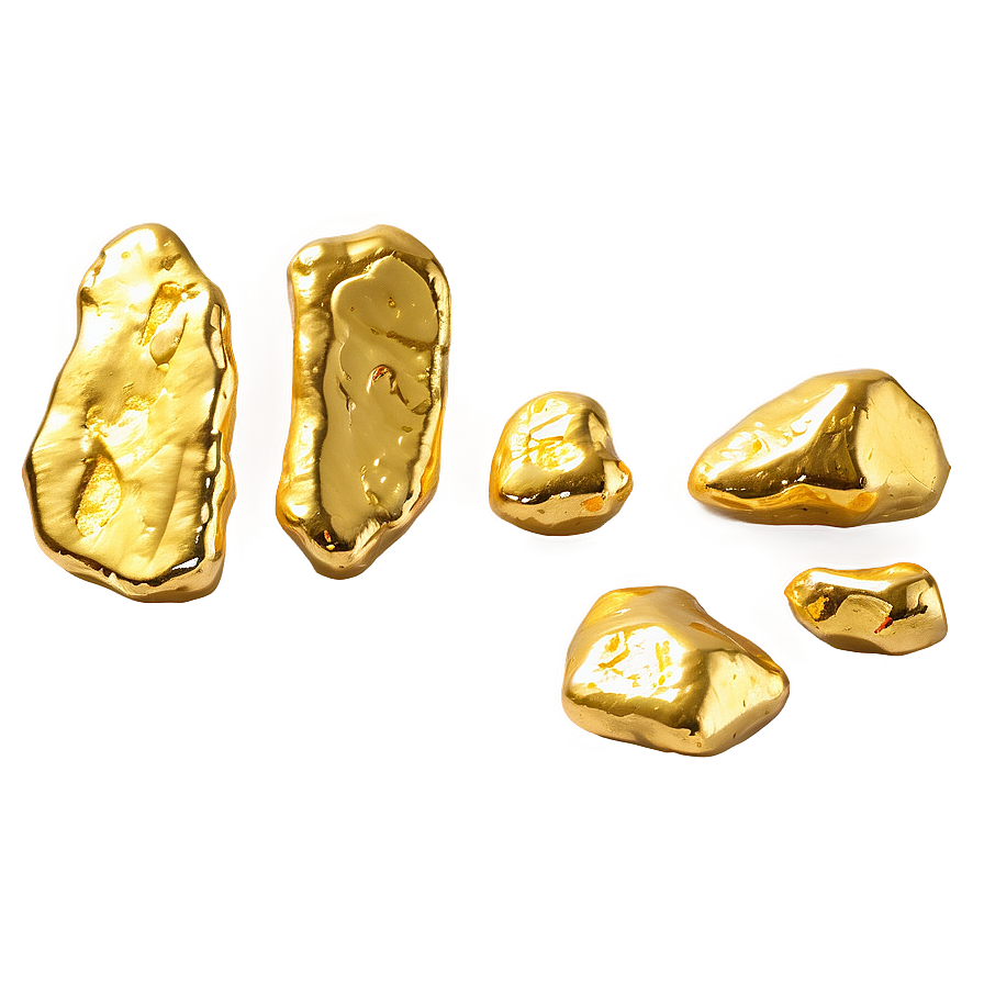 Gold Nugget Collection Png Guk PNG