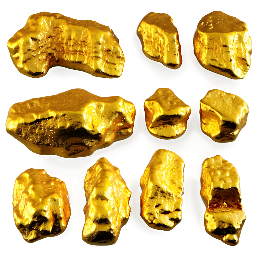 Gold Nugget Discovery Png 06132024 PNG