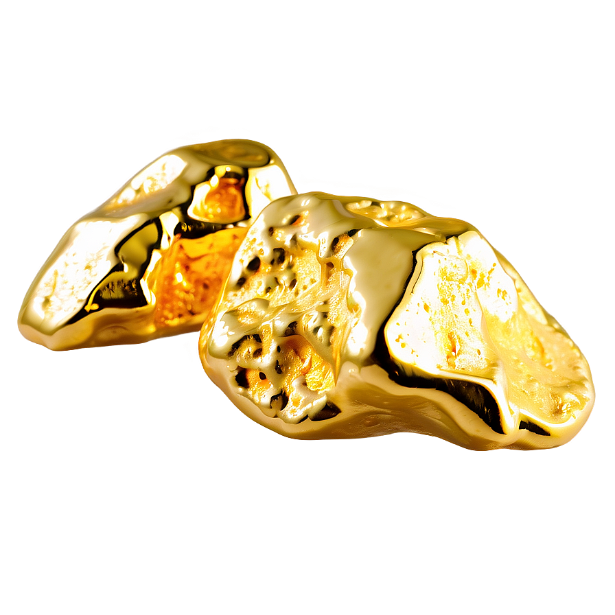 Gold Nugget Illustration Png Vvg PNG