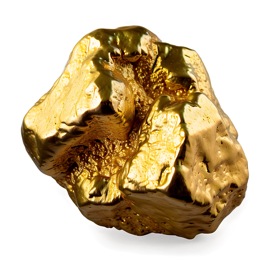 Gold Nugget Ore Png 06132024 PNG