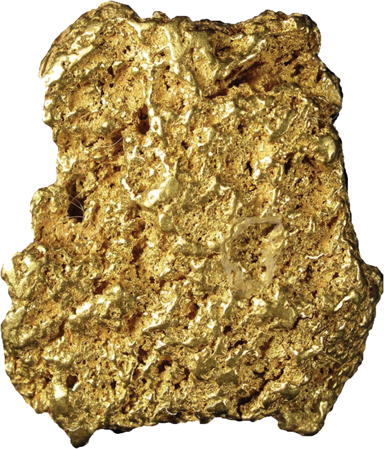 Gold Nugget Texture PNG
