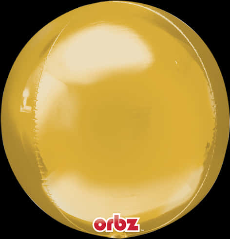 Gold Orbz Balloon Product PNG