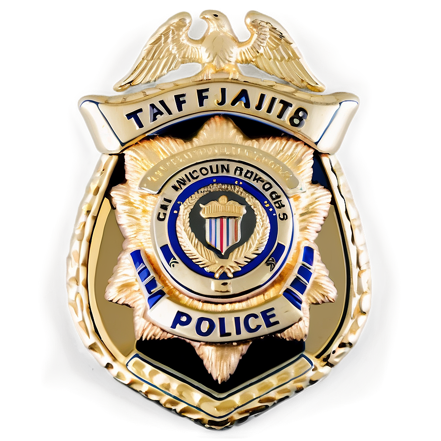 Gold Police Badge Png 96 PNG