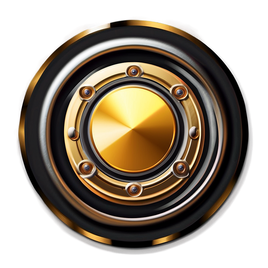 Gold Power Button Png 75 PNG