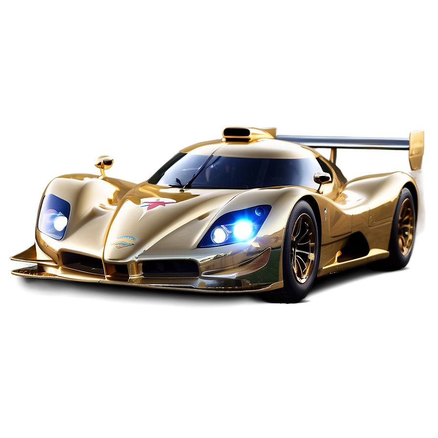 Download Gold Race Car Png 6 | Wallpapers.com