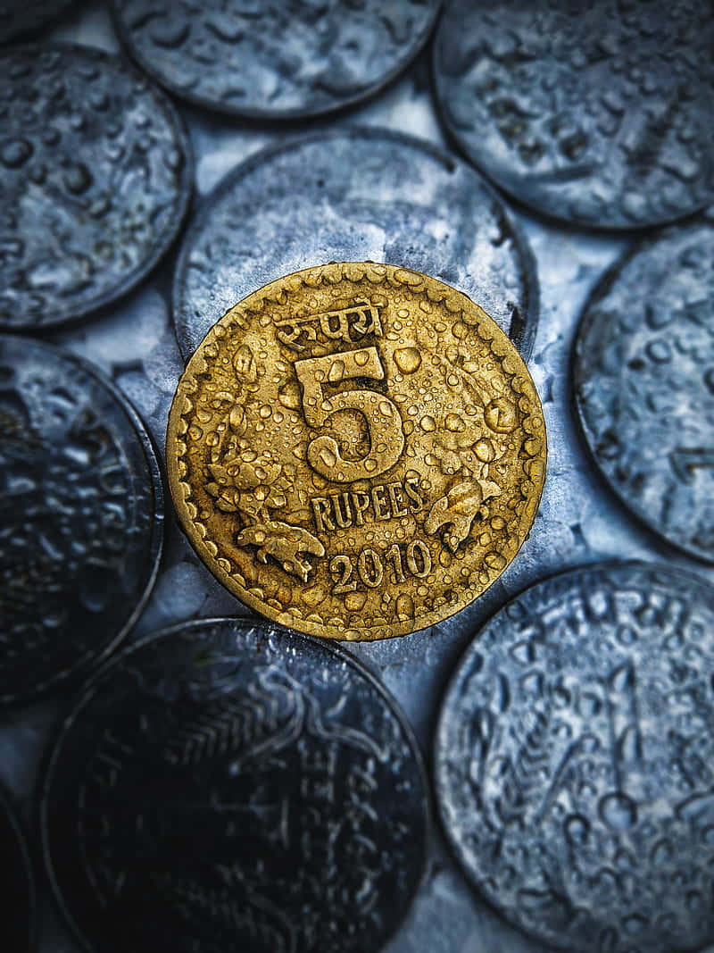 Monedade Rupias De Oro Fondo de pantalla