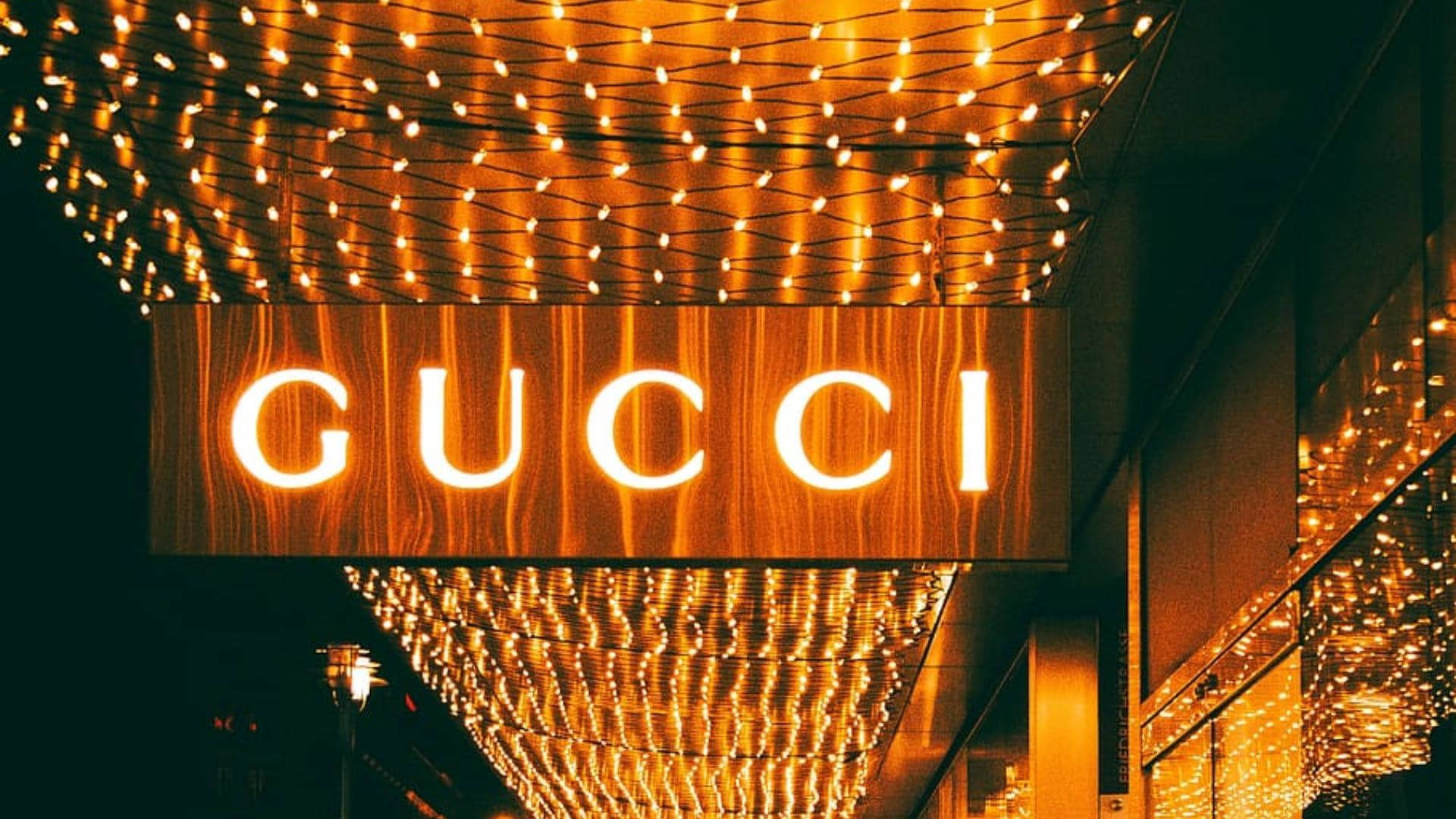 Gold Sign Gucci 4k Wallpaper