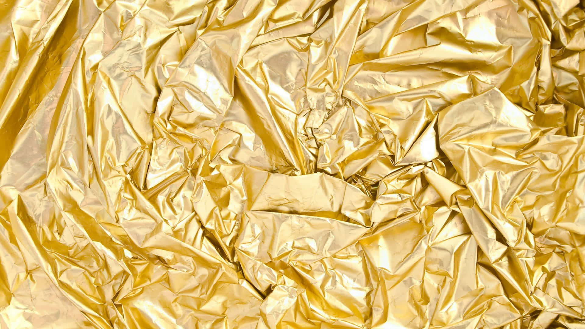 Luxurious Gold Silk Fabrics Wallpaper
