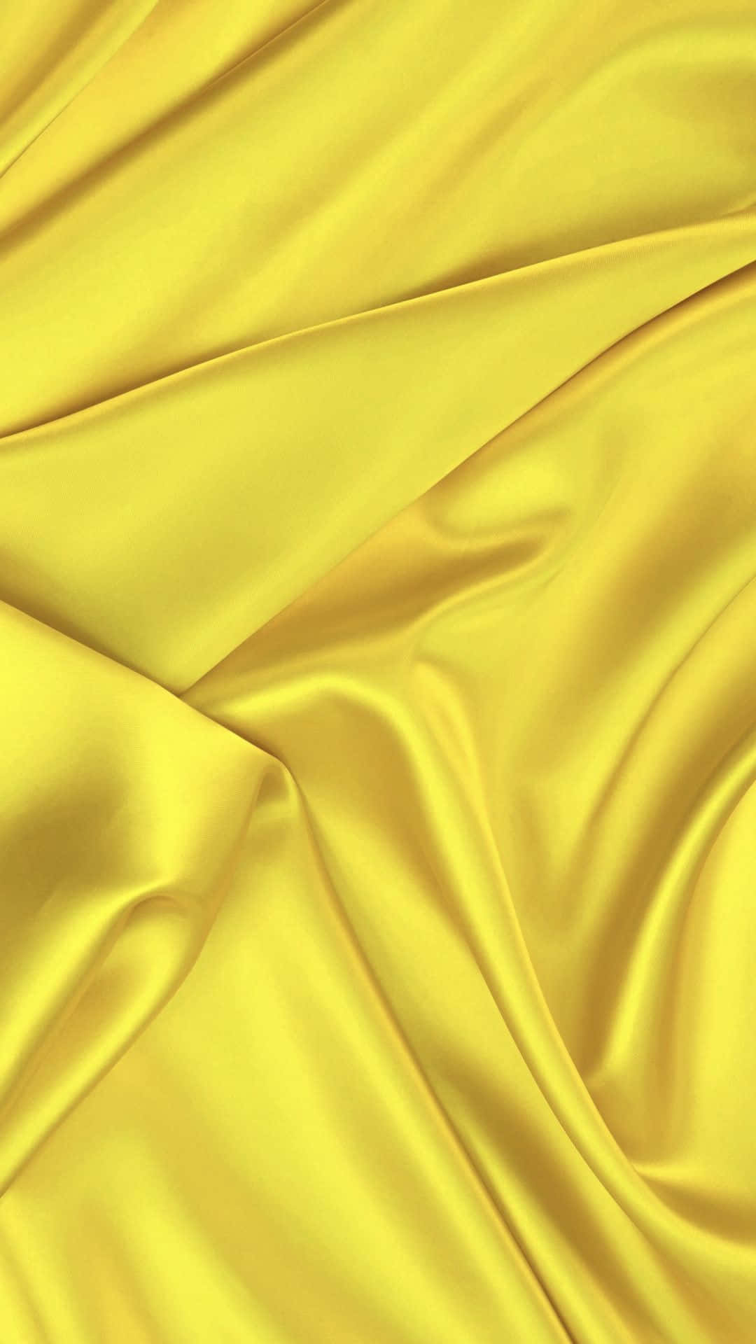 Yellow Satin Fabric Background Wallpaper
