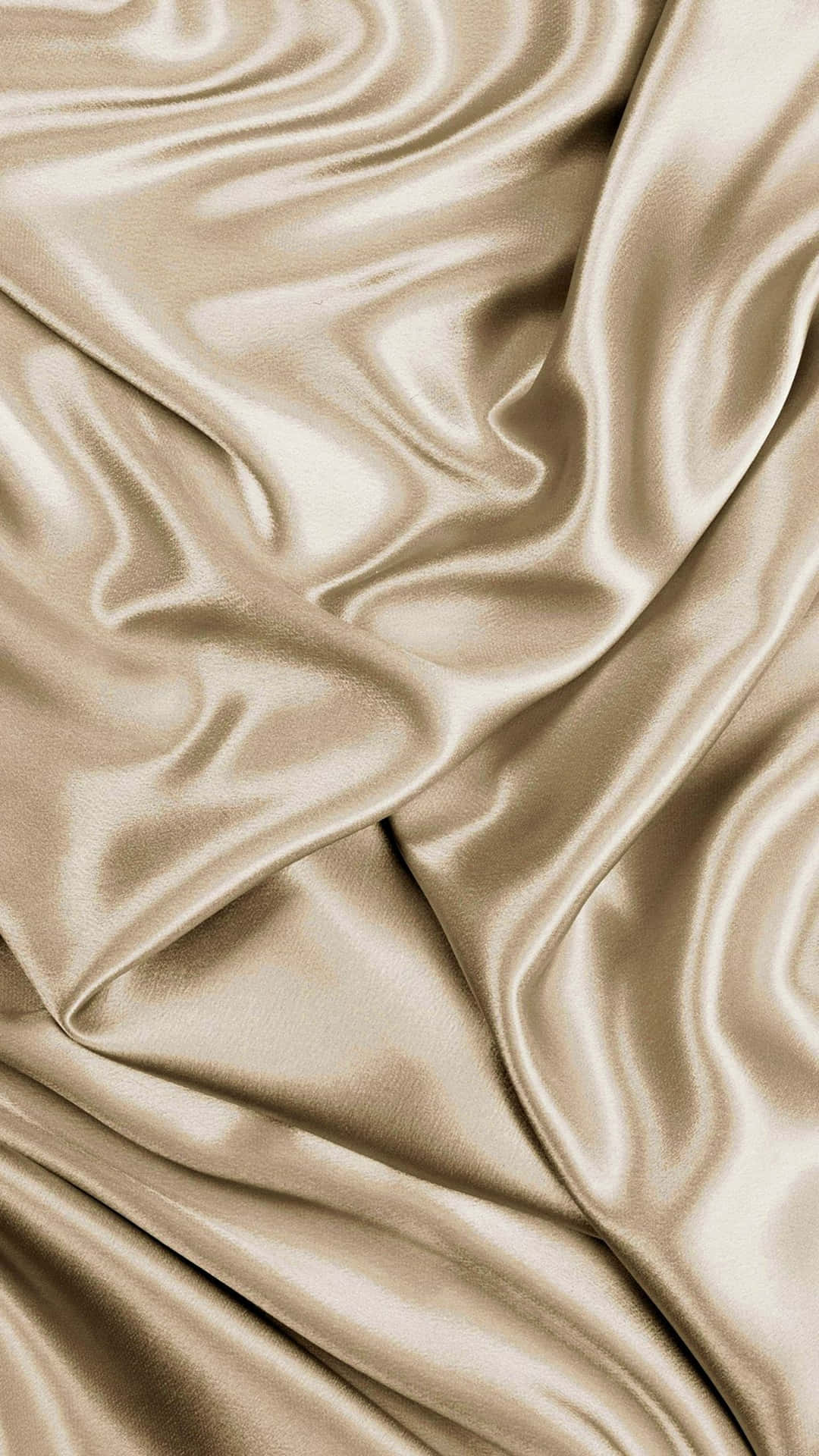 A Close Up Of A Beige Satin Fabric Wallpaper