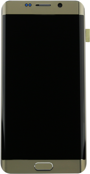 Gold Smartphone Front View.png PNG