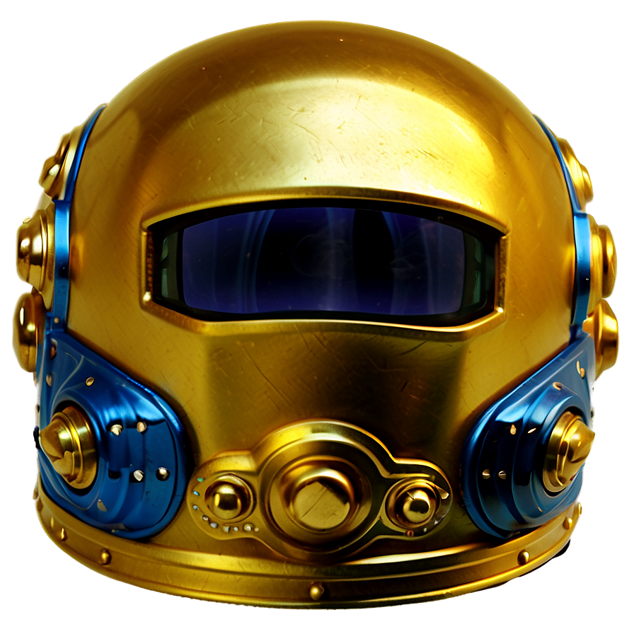 Gold Space Helmet Png Iwl PNG