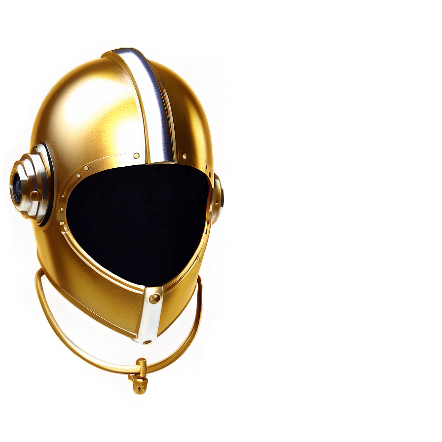 Gold Space Helmet Png Ohn PNG