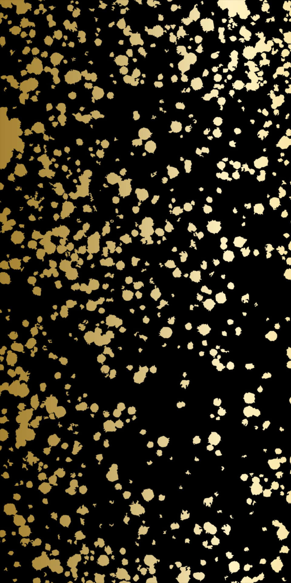 Gold Sparkle Paint Splatter Pattern Background