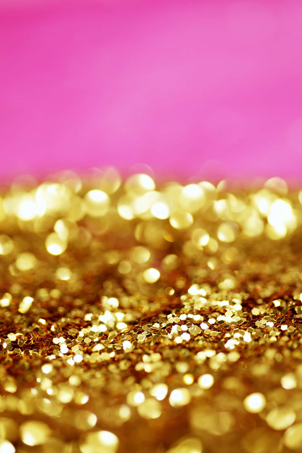 Gold Sparkle Glitters Background