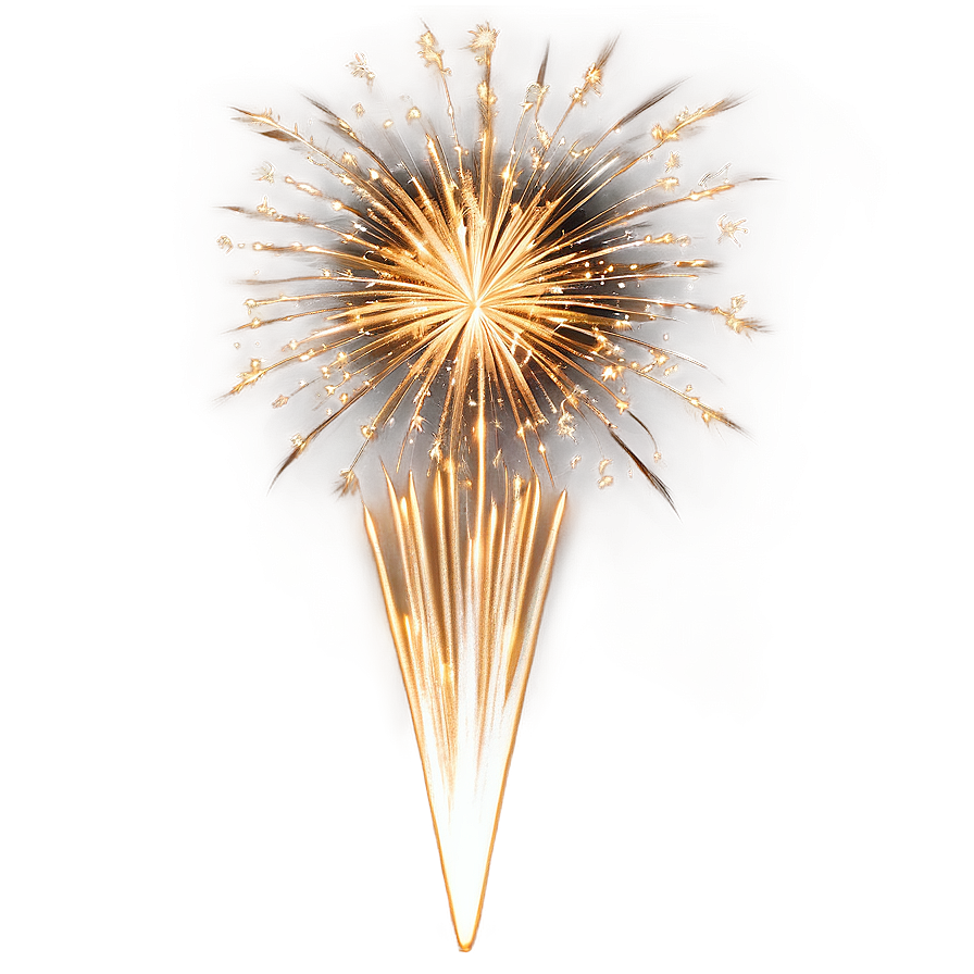 Gold Sparkle Firework Display Png 06122024 PNG