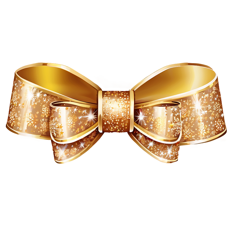 Gold Sparkle Ribbon Png Anl1 PNG