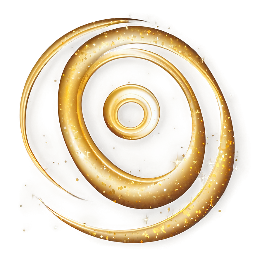Gold Sparkle Swirl Effect Png 48 PNG