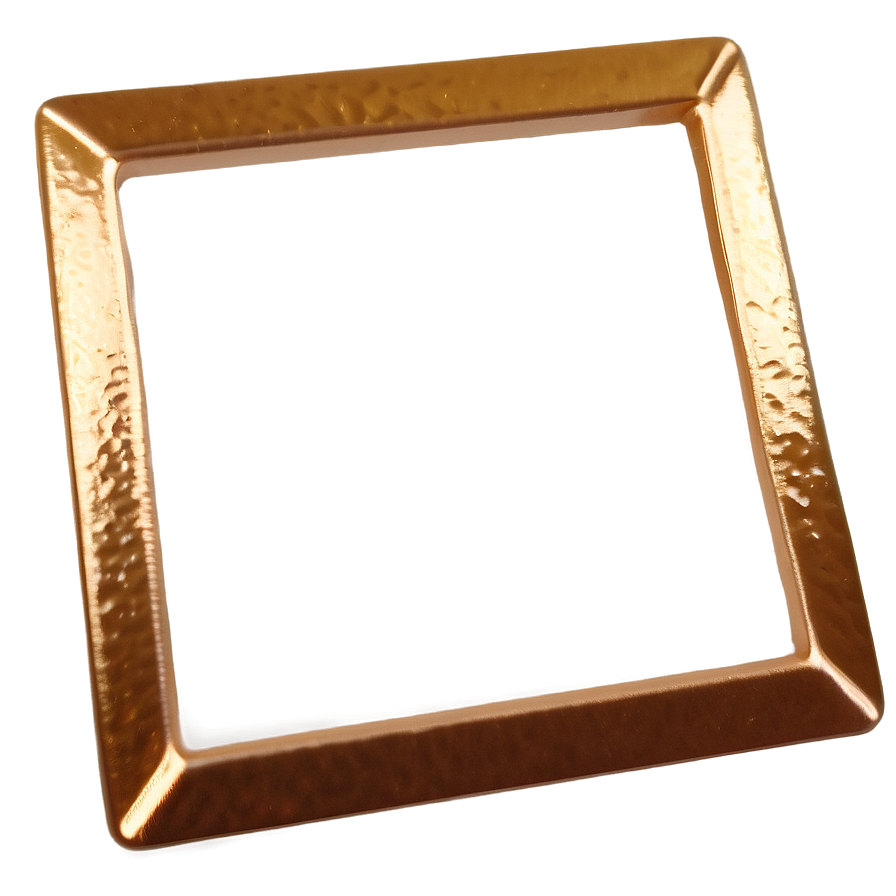 Gold Square For Elegant Invitation Png 06272024 PNG