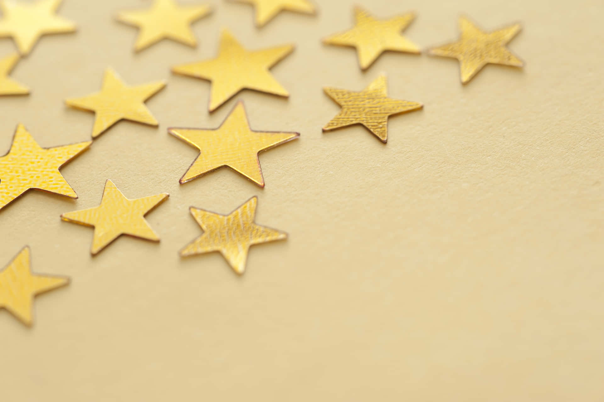 Shine Brightly With Gold Star