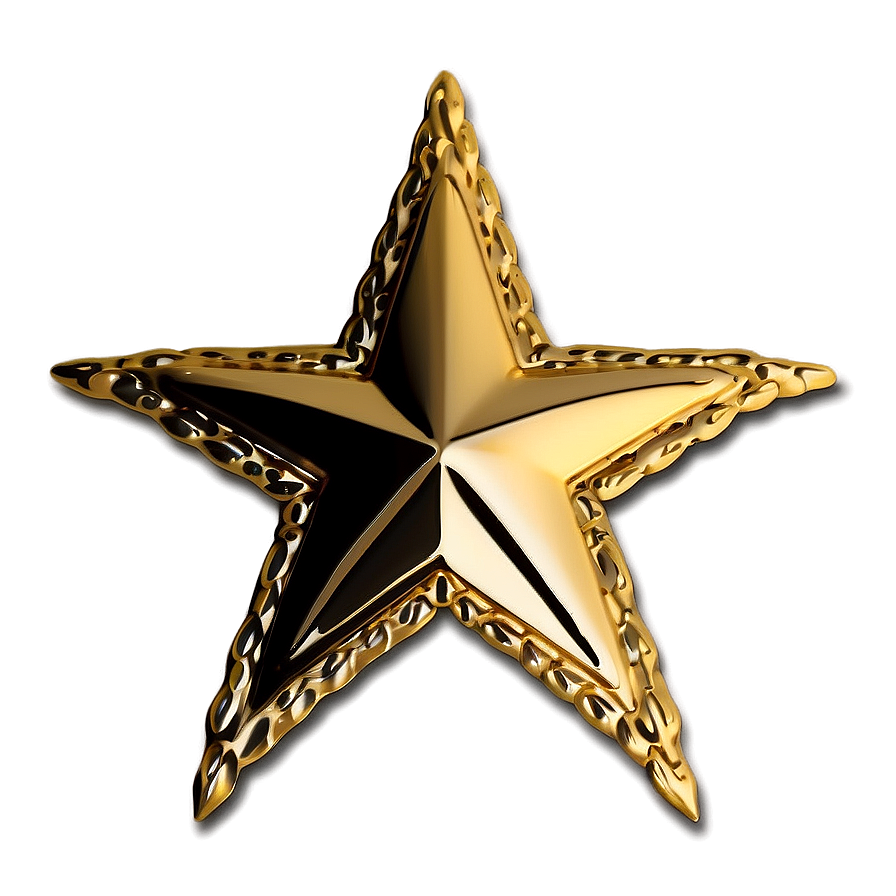 Gold Star Emblem Png Hlb PNG