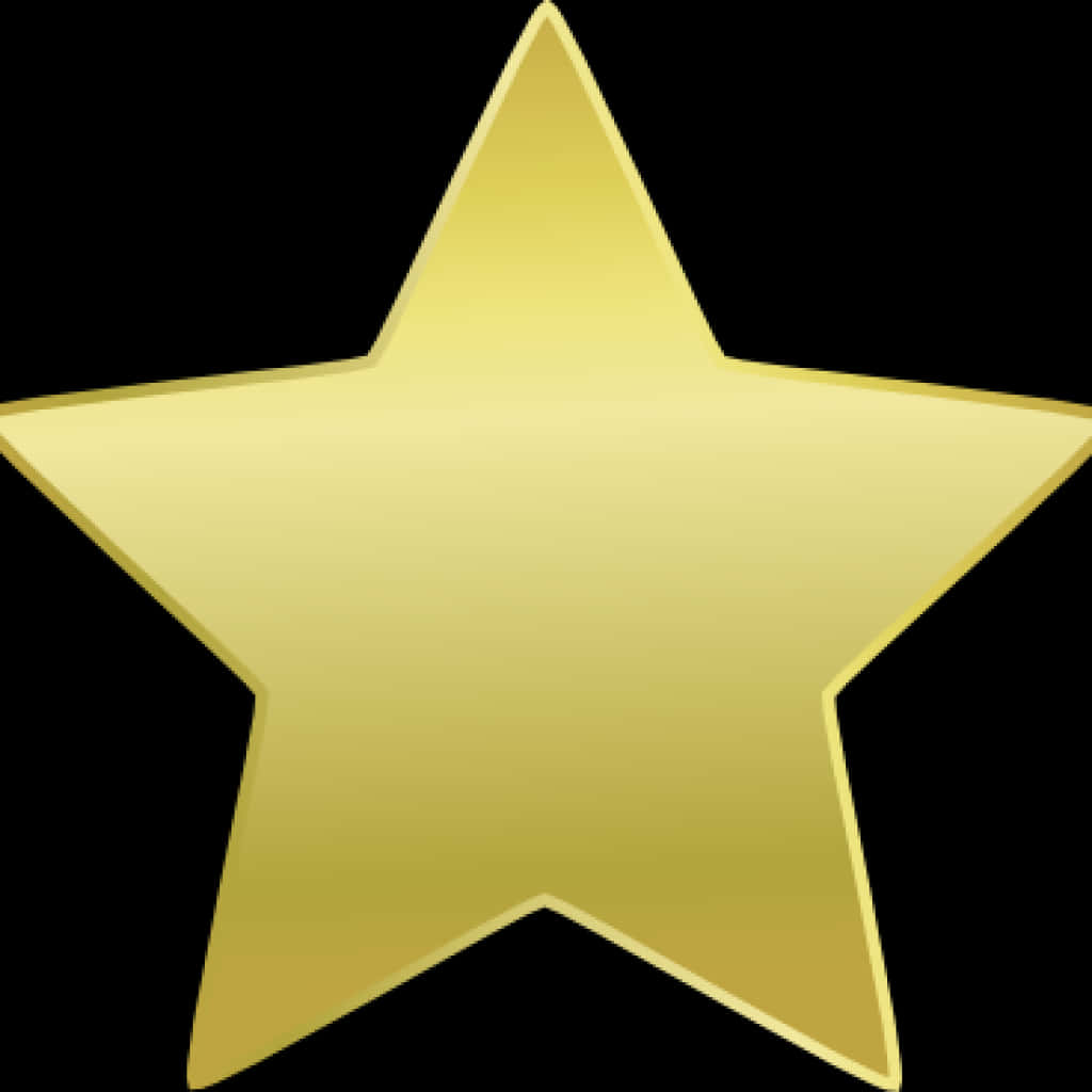 Gold Star Icon PNG