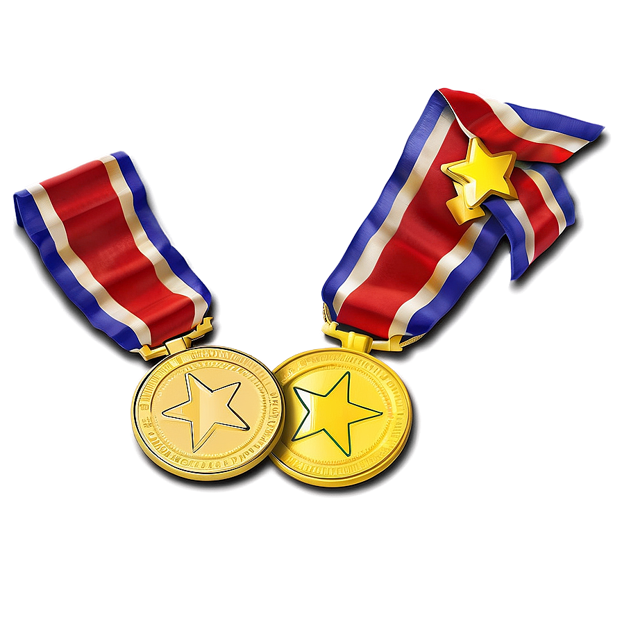 Download Gold Star Medals Png 69 | Wallpapers.com