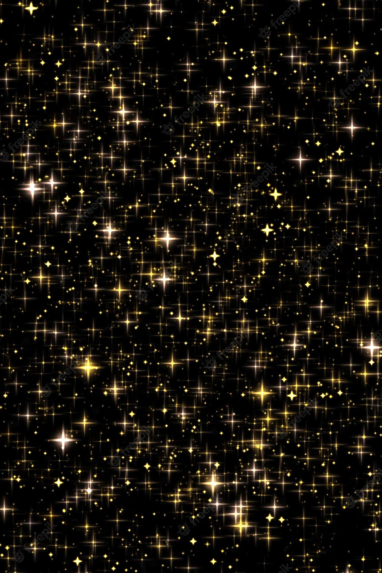 Fejre succesen med smukke gyldne stjerner. Wallpaper