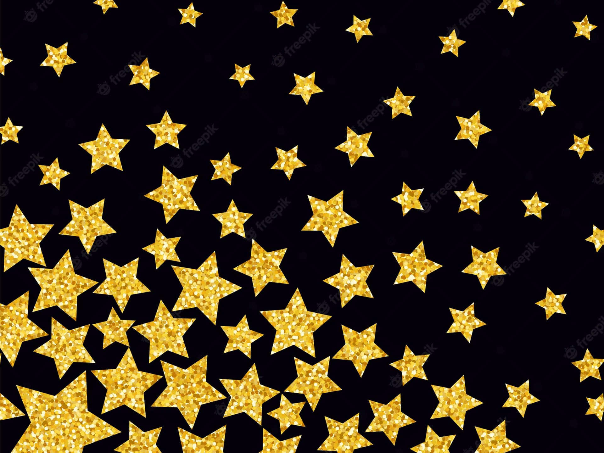 Shine Bright Like a Gold Star Wallpaper