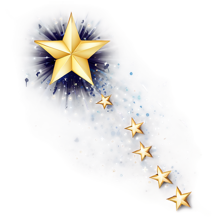 Gold Stars With Sparkles Png Oht PNG