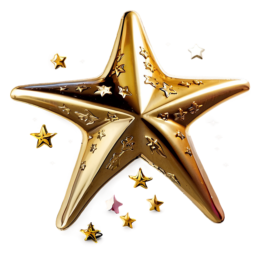 Gold Stars With Tails Png Eho PNG