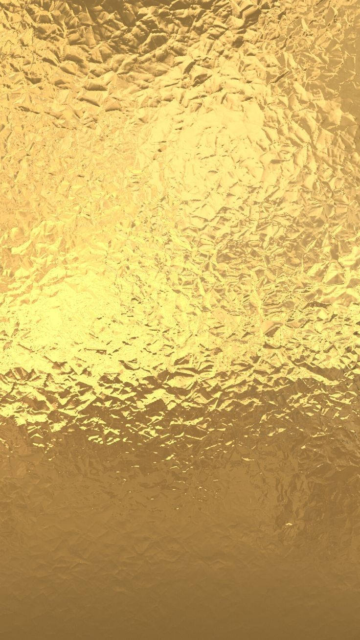 Guldtexturkorrugerad Metall Wallpaper
