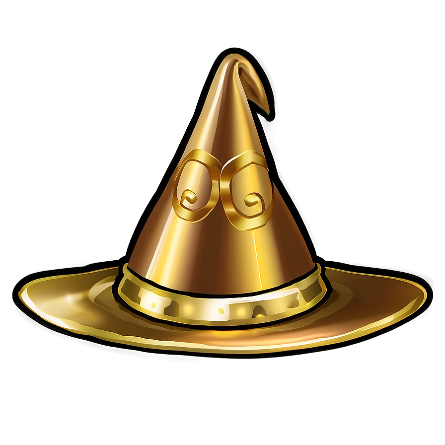 Gold Wizard Hat Png Vky PNG