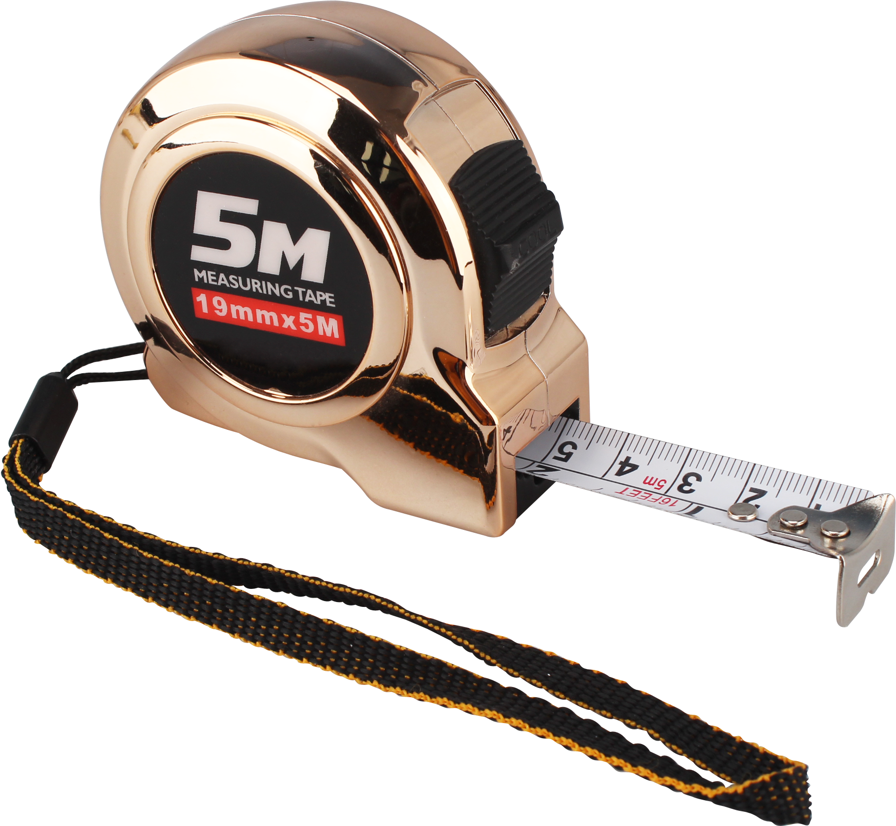 Gold5 Meter Measuring Tape PNG