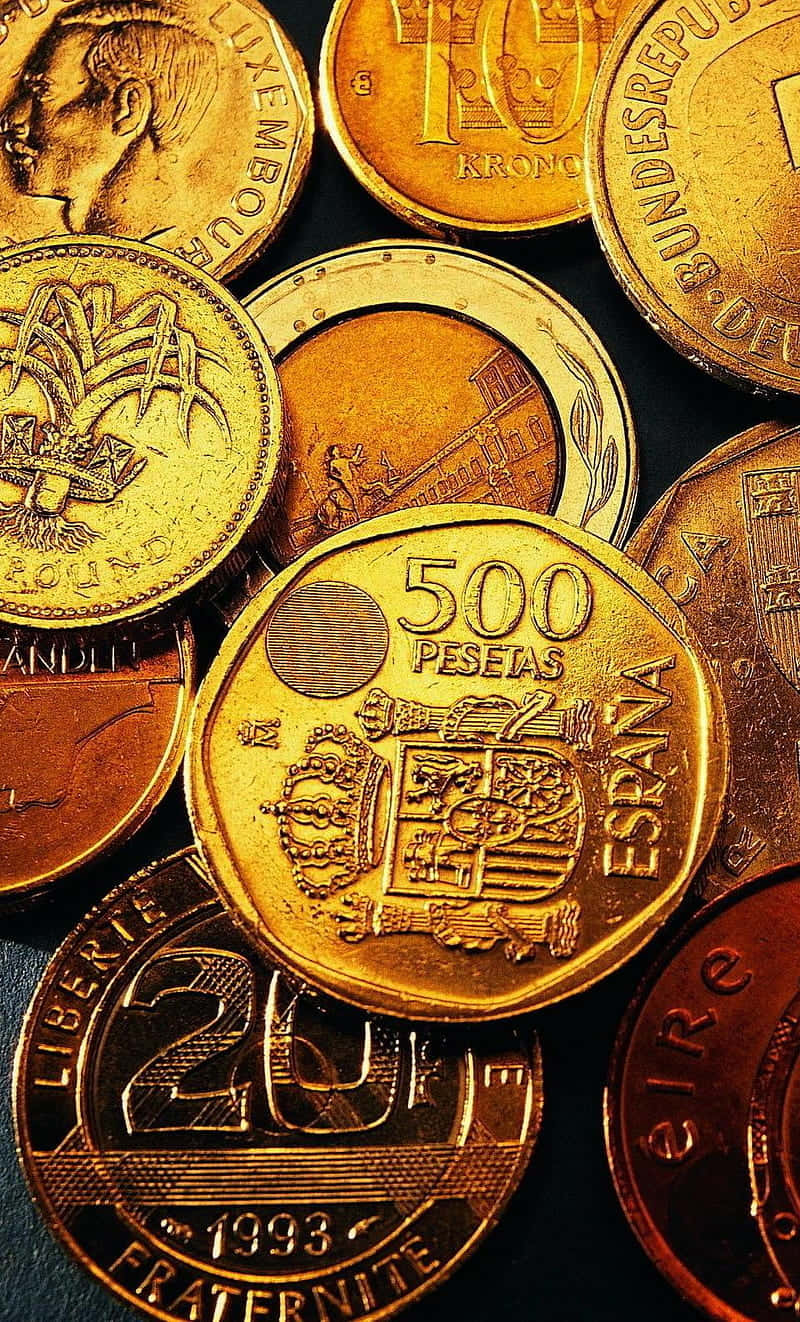 Monedade 500 Pesetas De Oro Fondo de pantalla