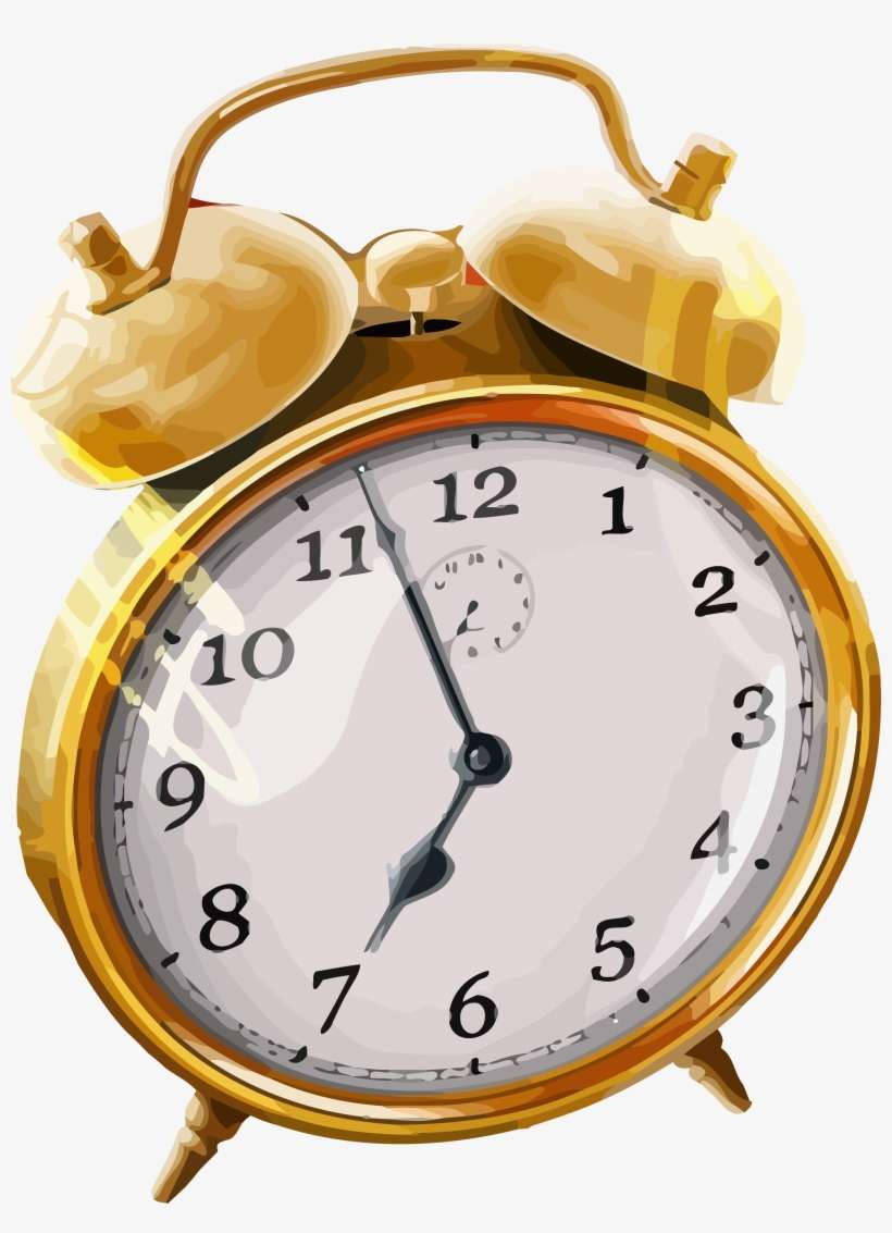Download Golden Alarm Clock Wallpaper 