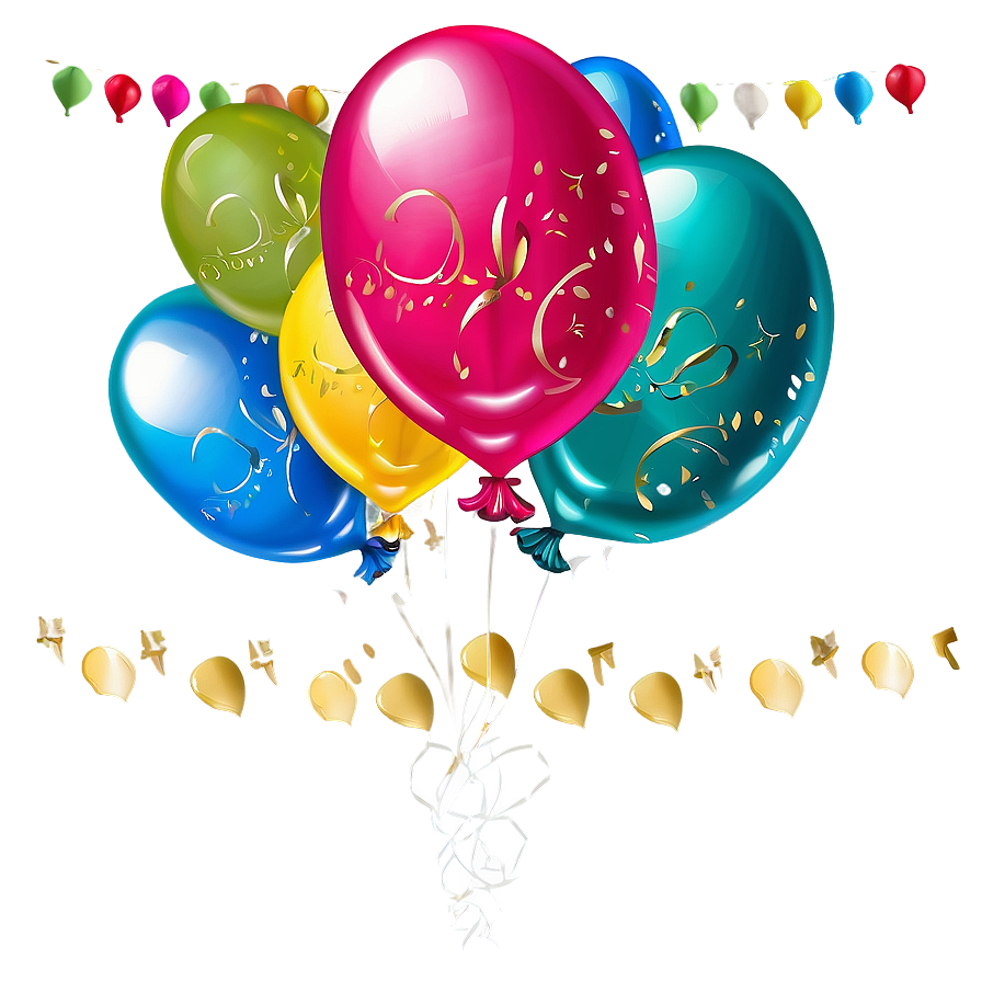 Golden Anniversary Balloon Png 78 PNG