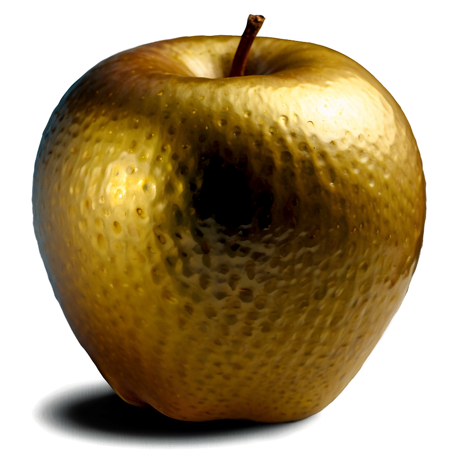 Golden Apple D PNG