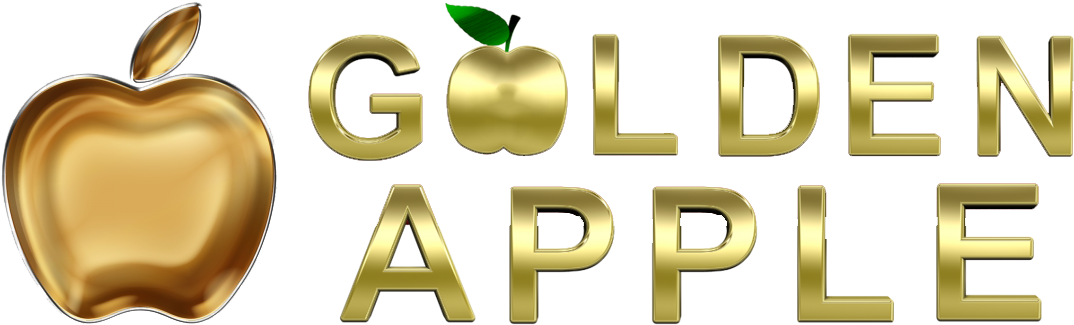 Golden Apple Logo PNG