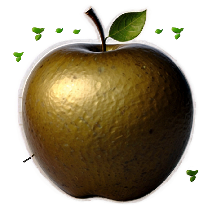 Download Golden Apple Png Dcj21 | Wallpapers.com