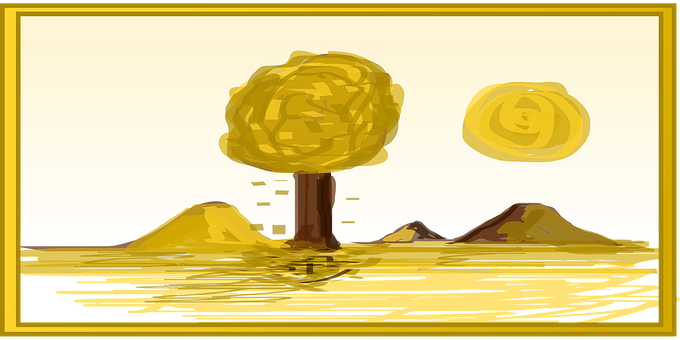 Golden_ Autumn_ Landscape_ Art PNG