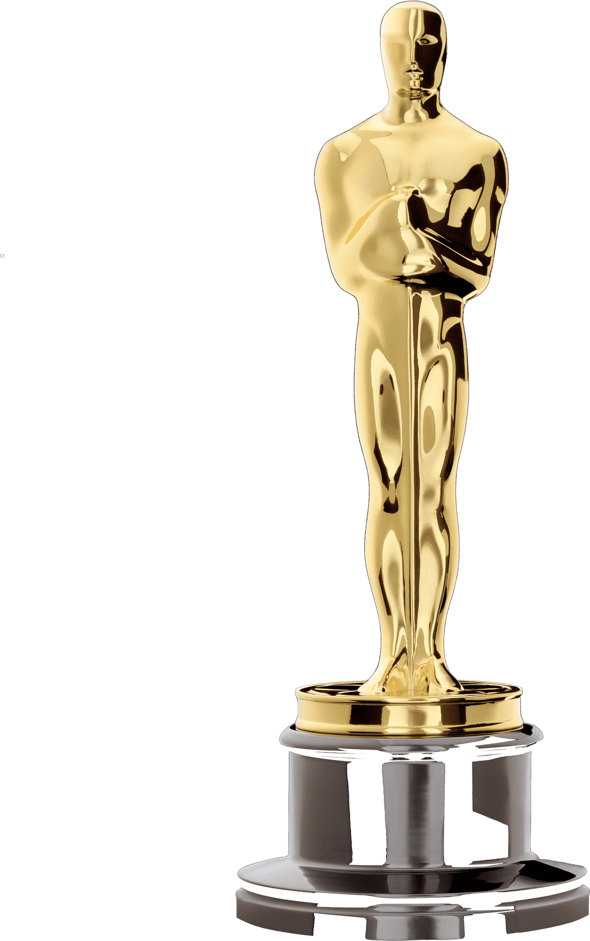 Golden Award Statue Trophy PNG