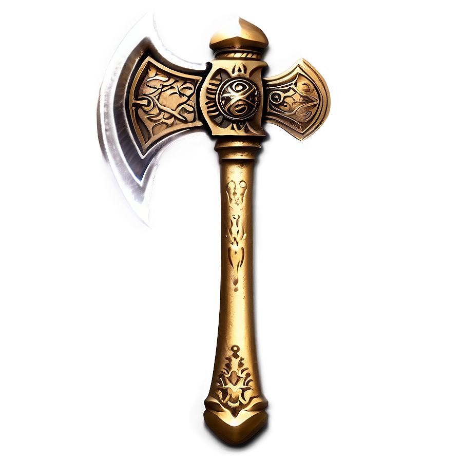 Golden Ax Png 06262024 PNG