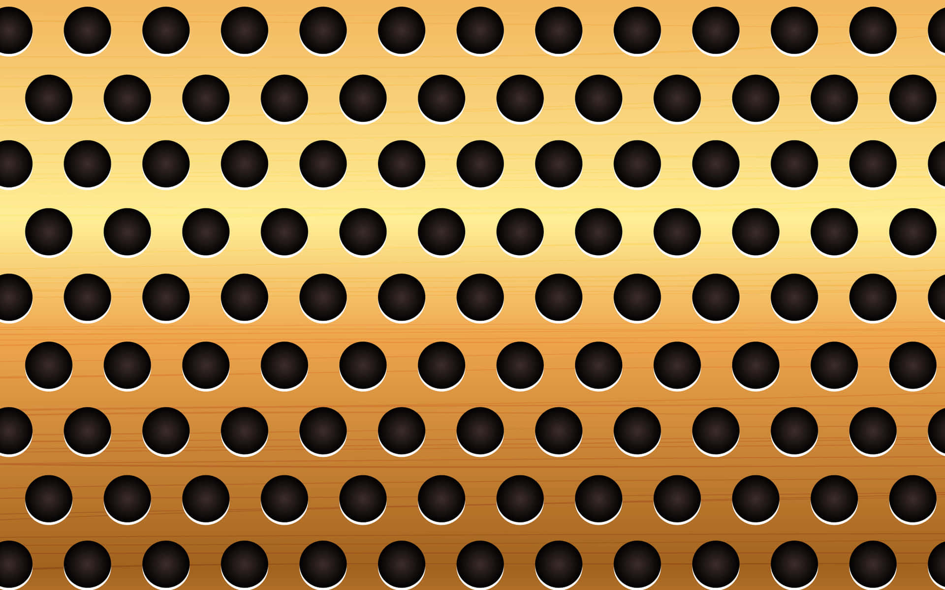 Perforated Golden Metal Vector Art Background