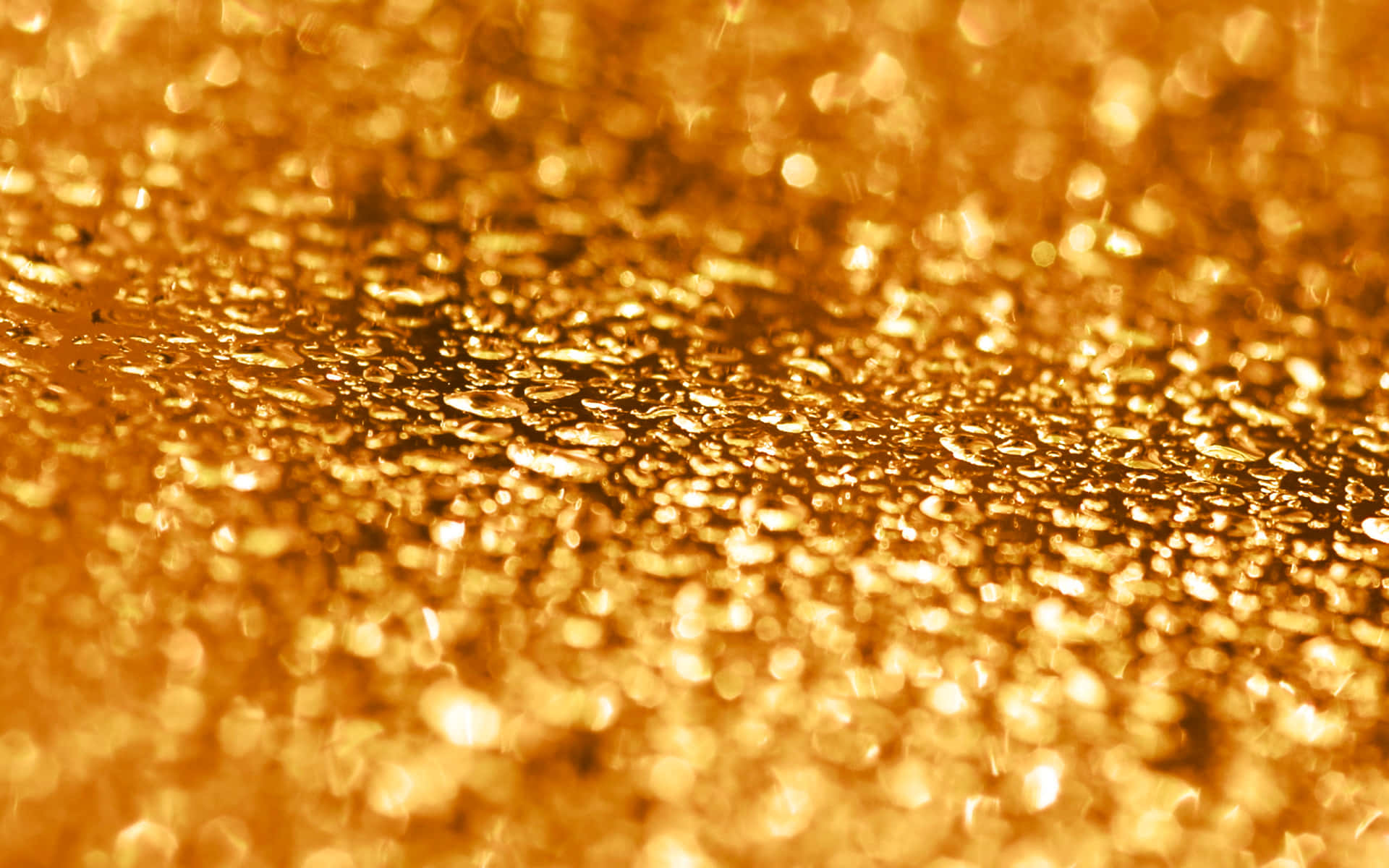 Sparkling Golden Glitter Texture Background